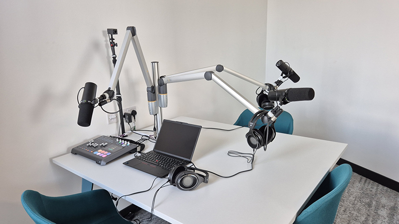 AV consultancy for university podcast studio