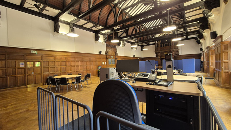 Audio-visual consultancy for university heritage lecture theatre