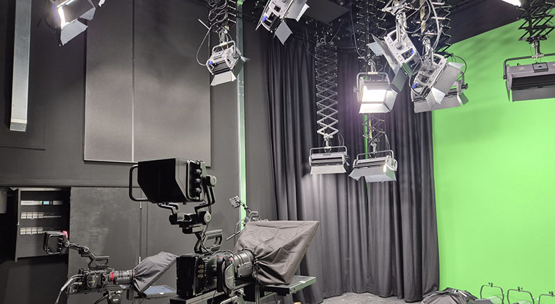 Studio consultancy for green screen TV and broadcast studio