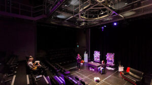 AV, Theatre and black box studio consultancy for Goldsmiths' University George Wood Theatre