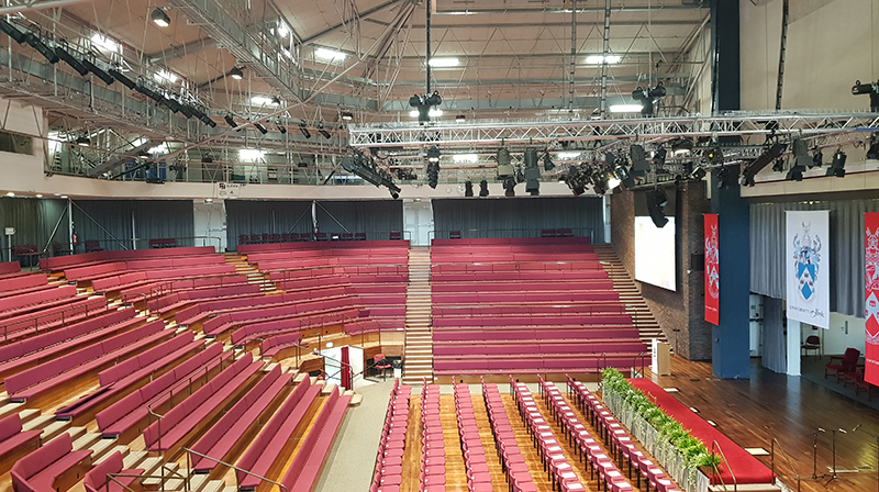 AV, theatre and auditorium design consultancy for Central Hall, University of York