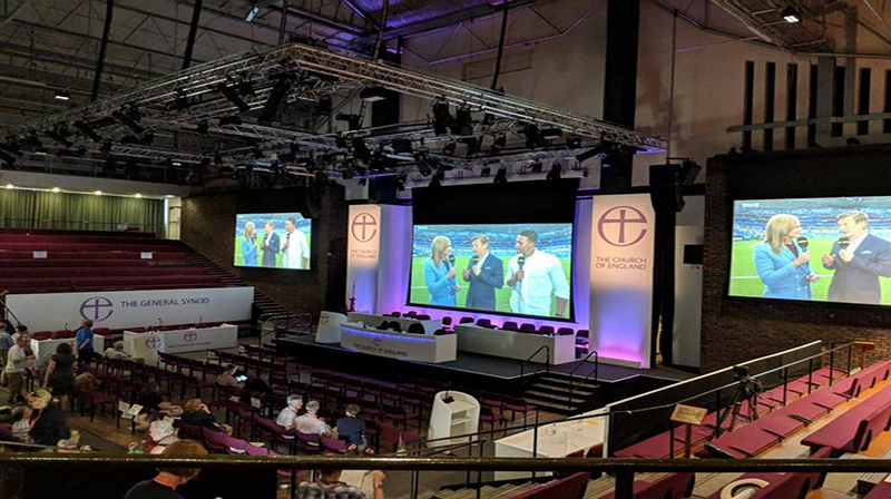 AV, theatre and auditorium design consultancy for Central Hall, University of York