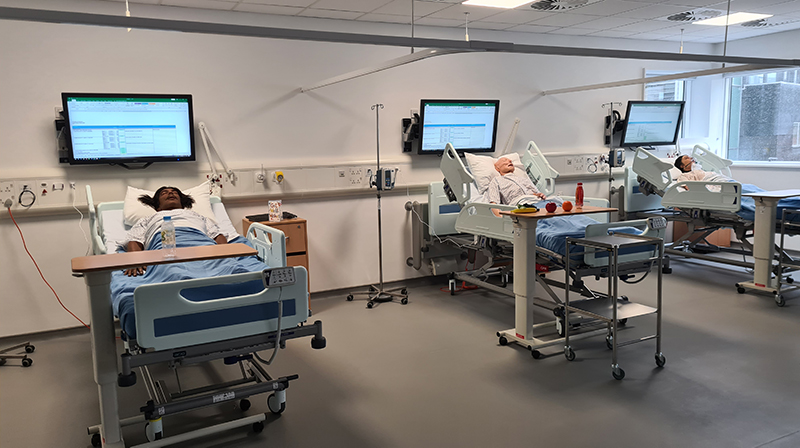 AV consultancy for Clinical skills environment designed for healthcare training and simulation
